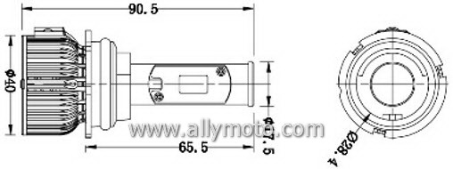 30W LED Headlight 3C 9004 9007